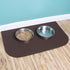 Ritz Accent, Stain Resistant Kitchen Floor Rug, with Non Slip Latex Backing, 18-inch by 30-inch, Chocolate Brown
