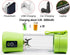 Portable Blender,Personal Size Blender Juicer Cup,Smoothies and Shakes Blender,Handheld Fruit Machine,Ice Blender Mixer Home (green)