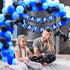 Video Game Party Supplies Birthday Decorations for Boys - 98 Pack Blue Black Balloons Garland with Gamer Birthday Banner Game Controller Balloons for Boy Level Up Birthday Party Decorations