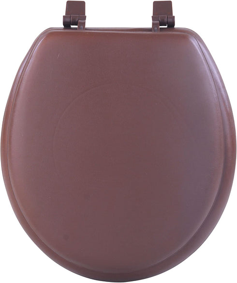 Achim Home Furnishings Chocolate TOVYSTCH04 17-Inch Fantasia Standard Toilet Seat, Soft