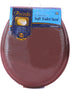Achim Home Furnishings Chocolate TOVYSTCH04 17-Inch Fantasia Standard Toilet Seat, Soft