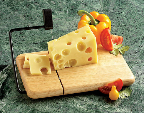 Prodyne Thick Beechwood Cheese Slicer, 9 ½" x 6" x …ž"
