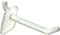 Azar Displays 800002-W Pack of 50 White Pegboard Hooks (Also Available in Black & Clear) - 2? Pegboard Hook Set (4? & 6? Pegboard J Hooks Also Available) - Polycarbonate Plastic Hooks for Retail