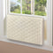 Homydom AC Cover Indoor, Air Conditioner Cover Inside AC Unit Cover Double Insulation Defender, High Elasticity, Light Yellow M-25"x 16"x 3.5"(L x H x D)