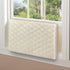 Homydom AC Cover Indoor, Air Conditioner Cover Inside AC Unit Cover Double Insulation Defender, High Elasticity, Light Yellow M-25"x 16"x 3.5"(L x H x D)
