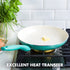 GreenPan Rio Healthy Ceramic Nonstick 12" Frying Pan Skillet, PFAS-Free, Dishwasher Safe, Turquoise