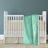 Baby Blanket Flannel, Cozy Throw Blankets for Newborn Infant and Toddler, Super Soft and Warm Receiving Baby Blanket for Crib Stroller (Green 4050")
