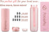 Hydracy Water Bottle with Time Marker - Large 1 Liter 32 Oz BPA Free Water Bottle -Leak Proof & No Sweat Gym Bottle with Fruit Infuser Strainer -Ideal Gift for Fitness or Sports & Outdoors - Rose Gold