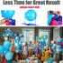 Party Zealot Electric Balloon Inflator Dual Nozzles with Balloon Sizer Air Pump US Standard Plug for Balloon Arch, Balloon Column Stand, and Balloon Decoration