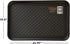 Stalwart 75-ST6014 All Weather Boot Tray-Water Resistant Plastic Utility Shoe Mat for Indoor and Outdoor Use in All Seasons (Black), Medium