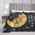 Sloth Blanket, Soft Throw Blanket for Couch, Warm Flannel Blankets, Cozy Plush Lightweight Blanket for Bedroom Couch Sofa, Gift for Kids Adults 50"X40"