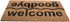 Imports Decor Vinyl Back Coir Doormat, Welcome-goodbye, 18-Inch by 30-Inch