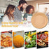 100 Pcs Air Fryer Disposable Paper Liner, 6.3 Inch Non-Stick Air Fryer Paper Liners, Baking Paper Food Grade Parchment, Oil-Proof Water-Proof Steamer Oil Paper for Roasting Microwave