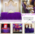 Sequin Tablecloth 60x102inch Sparkly Table Cloth Purple Table Cover Overlay for Wedding Birthday Halloween Party Wedding Decorations Purple