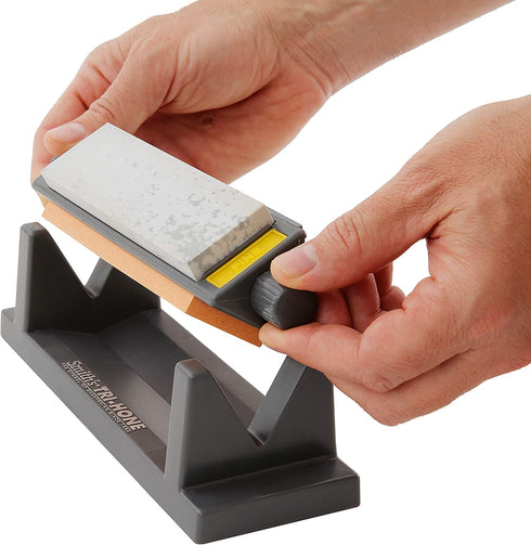 Smith's - TRI6 TRI-6 Arkansas TRI-HONE Sharpening Stones System Gray