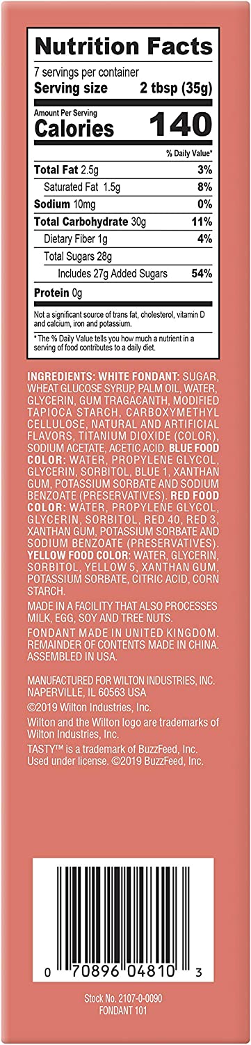 Tasty by Wilton Fondant Skills 101 Kit