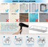 TESOT Adhesive Bathroom Shelf Organizer Shower Caddy Kitchen Storage Rack Wall Mounted No Drilling SUS304 Stainless Steel - 2 Pack