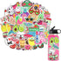 QTL Water Bottle Stickers for Girls Stickers for Teens Girls Kids for Hydroflask Stickers Waterproof Stickers for Girls Hydro Flask Stickers VSCO Girls Stickers Packs 50Pcs