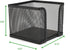 Mind Reader 2-Pack Metal Mesh Memo Pad Holder, Black