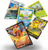 Golden Groundhog TCG Bundle - Including 5 Oversize/Jumbo Cards (Variety of Basic, Promos & Random Ultra Rare Cards Such as V, GX, and More)