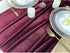 EHLDekol Luxurious Velvet Table Runner, 10ft Wedding Reception Decorations, 20x120inch Soft Velvet Fabric, Table Linen Overlay, Wedding Table Runners (Burgundy, 20X120inch)