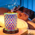 Tensun Electric Wax Warmer - Crystal Wax Warmer for Scented Wax, 3D Touch Candle Wax Melt Burner Fragrance Wax Diffuser Oil Burner with Dimmable for SPA Home Decor Office Bedroom, Best Gift