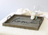 Elegant Designs HG2000-RGH Wood w-Handles Decorative Serving Tray, 15.5" x 12", Rustic Gray Home