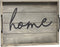 Elegant Designs HG2000-RGH Wood w-Handles Decorative Serving Tray, 15.5" x 12", Rustic Gray Home