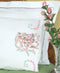 Jack Dempsey Needle Art 1600142 Perle Edge Pillowcase, Mare and Colt with Perle Edge Finish, 20-Inch by 30-Inch, White