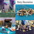 79 x 59 inch Nature Fish Net Wall Decoration with Sea Shells and 10 pcs Natural Starfish Mediterranean Style Decor Wall Decoration