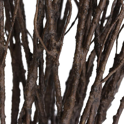 Floerve 12 Pcs Artificial Curly Willow Branches Plants Decorative Brown Twig Stems Spray 30" Tall for Vase DIY Crafts Wedding Floral Arrangement Home Decor Indoor