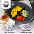 Mixcover cooking chamber divider (HALF) for Thermomix Varoma steam cooking chamber - to divide the cooking chamber, steam cooking divider compatible with TM5 TM6 TM31 half