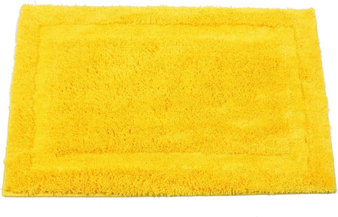 SHACOS Super Soft Bathroom Rug Bath Mat Microfiber Absorbent Non Slip Bath Rug for Bathroom Indoor Doormat Machine Washable (20"x32", Yellow)