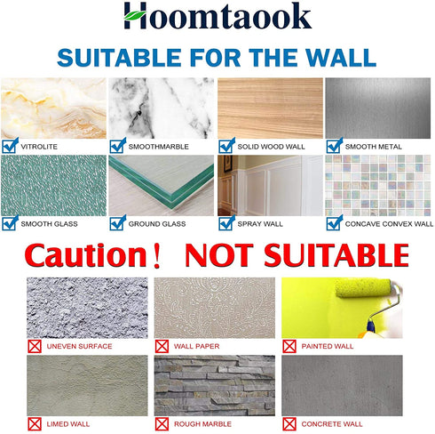 Hoomtaook Adhesive Bathroom Organizer Shower Caddy Kitchen Spice Rack Wall Mounted Drill-Free Bathroom Shelf Storage Kitchen Rack Rustproof Shower Shelf