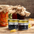 Encheng 4 oz Clear Glass Jars With Lids(Golden),Small Spice Jars For Herb,Jelly,Jams,Wide Mouth Mason Jars Canning Jars For Kitchen Storage 20 Pack ¦ ¦