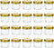 Encheng 4 oz Clear Glass Jars With Lids(Golden),Small Spice Jars For Herb,Jelly,Jams,Wide Mouth Mason Jars Canning Jars For Kitchen Storage 20 Pack ¦ ¦