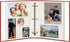 Magnetic Self-Stick 3-Ring Photo Album 100 Pages (50 Sheets), Red