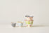 Creative Co-Op Floral Hand Stamped Stoneware Measuring Cups (Set of 4 Sizes/Designs)