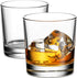 Godinger Old Fashioned Whiskey Glasses, Italian Made Glass Beverage Cups - Set of 4