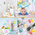 16.41ft 40 LEDs Easter Egg Bunny String Lights Decorations Rabbit Hanging Garland Indoor Outdoor Tree Party Decor(Batteries Not Included)