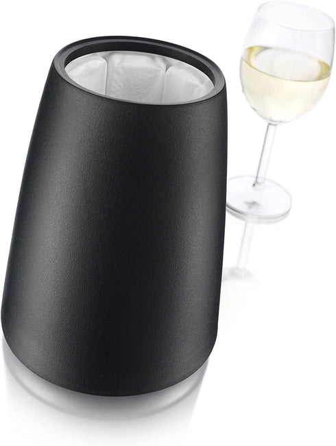 Vacu Vin Rapid Ice Elegant Wine Cooler - Black