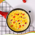 Frying Pan 8 inch, Non-stick Skillet for All Stoves, 100% Non-toxic Cooking Pans, Red Cookware, Induction, Dishwasher Safe