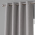HPD Half Price Drapes Grommet Faux Linen Room Darkening Curtain (1 Panel) 50 X 120, BOCH-LN1857-120-GR, Oatmeal