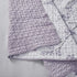 Comfort Spaces Reversible Quilt Set-Vermicelli Stitching Design All Season, Lightweight, Coverlet Bedspread Bedding, Matching Shams, King (104 in x 90 in) Kate, Grey/Purple 3 Piece