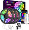 Nexillumi 50ft LED Strip Lights with IR Remote Ultra-Long LED Lights for Bedroom, Dorm, Room Decor App Control Music Sync LED Lights (50Ft APP+ Remote+ Mic Control+ 3-Button Switch)
