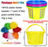 15 PCS Easter Baskets Small with Handles for Kids Egg Hunting-70g Easter Grass Stuffers for Spring Party Crafts Supplies Accessories Decorations Party Favors