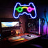 Game Neon Sign Gamepad Shape LED Neon Signs for Wall Decor, Game Shaped Neon Lights for Bedroom Game Room Decor Teen Boys Gamer Party Gaming Wall Decoration Gift Wall Signs