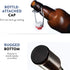 Amber Glass Swing Top Beer Bottles - 16-Ounce (6-Pack) Grolsch Bottles, with Flip-Top Airtight Lid, for Carbonated Drinks, Kombucha, 2nd Fermentation, Water Kefir, UV-Protection Brewing Bottle.