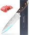 VVXX 8" Chef Viking Knife Sharp Meat Cleaver Knife Fillet Knife Boning Knife Valentine Gift for Lover Full Tang Hand-Hammered Ergonomic Handle Chopping Knife with Gift Box in Home Kitchen & Restaurant