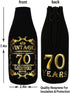 Cheers To 70th Years, 70th Birthday Can Bottle Cooler, 70th Birthday Gifts for Men, 70th Birthday Sleeve, 70th Birthday Decorations for Men, 70th Birthday Party Supplies, 70th Birthday Favors